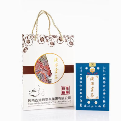 Fabriqué à la main en bio Fu Zhuan Thé noir brique artisanat traditionnel Durée de conservation longue Chinois bio