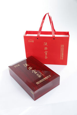 Thé officiel Jingyang Thé Fuzhuan Fleur d'or Thé en brique Le goût du meilleur thé