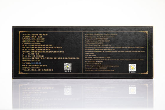 2024 Thé noir chaud au Cordyceps Thé Pupa Thé Fuzhuan Gloden Fleur Thé noir 144g Poids kg 0,144 Adresse pour le meilleur cadeau Adresse
