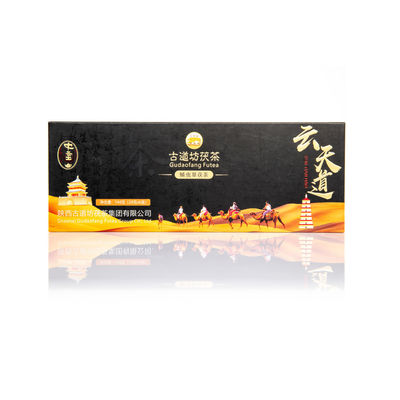 Longue durée de conservation 144g brique de thé noir faite à la main populaire pour les Chinois FuTea cadeau emballage personnalisé