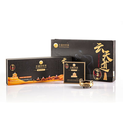 Découvrez l'authenticité du Shaanxi avec la boîte-cadeau de thé en brique noire JINGYANG