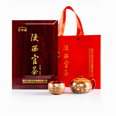 Type de stockage S'il vous plaît consulter le directeur commercial 500g artisanal presse art brique Thés FuTea pour le thé cadeau