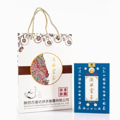 Thé noir biologique brique Shaanxi Officiel chinois Thé biologique fermenté avec des ingrédients naturels