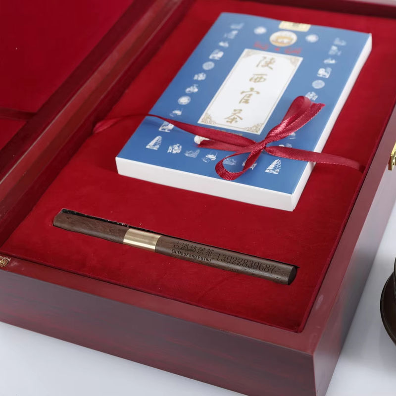 Ensemble cadeau de thé officiel chinois traditionnel du Shaanxi, pressé à la main, thé de perte de poids pour le foie et les reins, 5 à 10 ans
