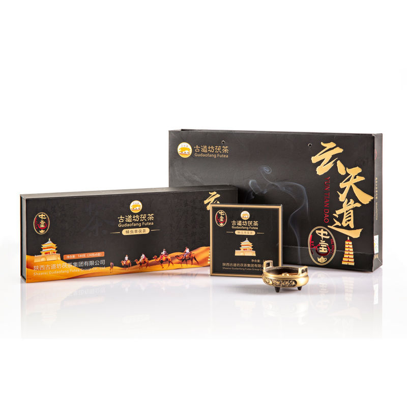 Thé noir personnalisé chinois traditionnel comprimé Jingyang Futea âgé de 5 à 10 ans 0,144 kg