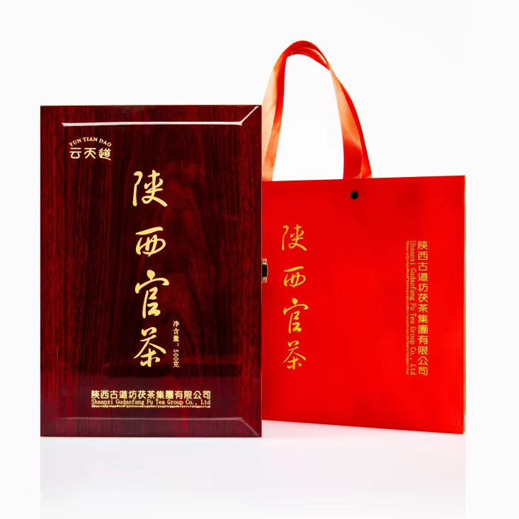 Thé officiel chinois en cadeau 500g Perte de poids et réduction de graisse Thé sain Boîte cadeau de thé noir Durée de conservation longue